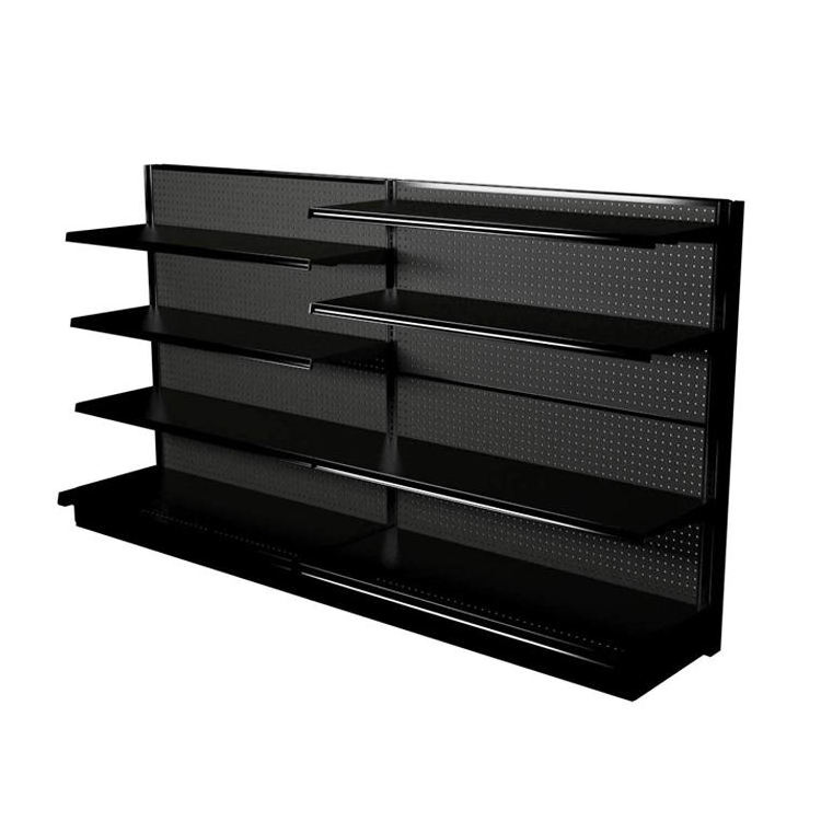 JCL Customized Factory low Price multi-layer Shelving Retail Store single/double-sided Shelves Supermarket Gondola steel Shelf