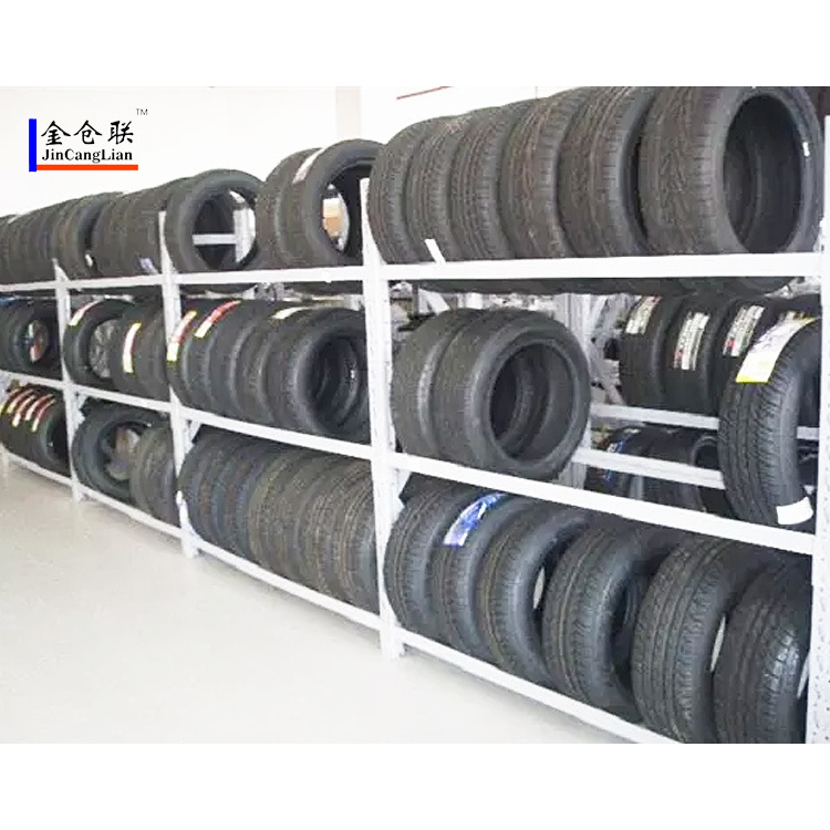 4S automobile store tyre racks 2-3 layers durable rack for tire storage Customized metal rack shelves for car tyres