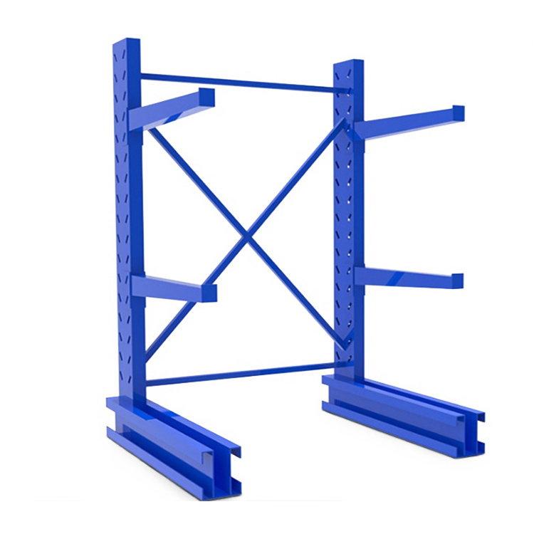 JCL heavy duty cantilever shelves single/double sided cantilever shelving Cantilever shelving for lumber/PVC/metal  pipes