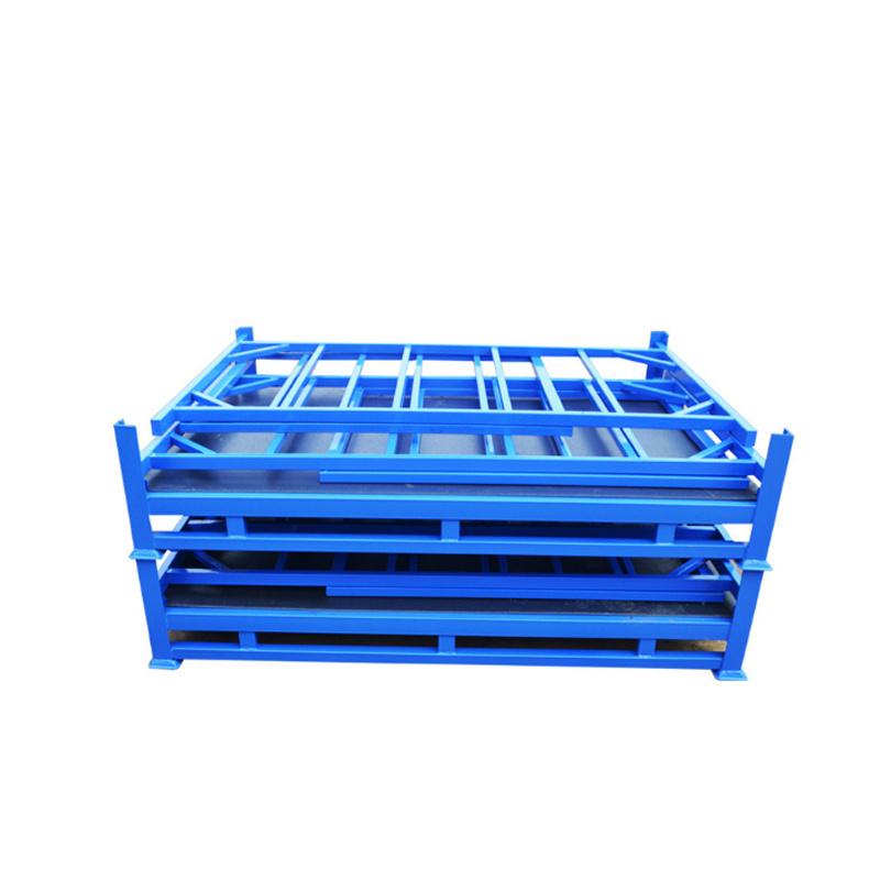 5layers Heavy weight steel warehouse logistic equipment movable stacking post pallet rack