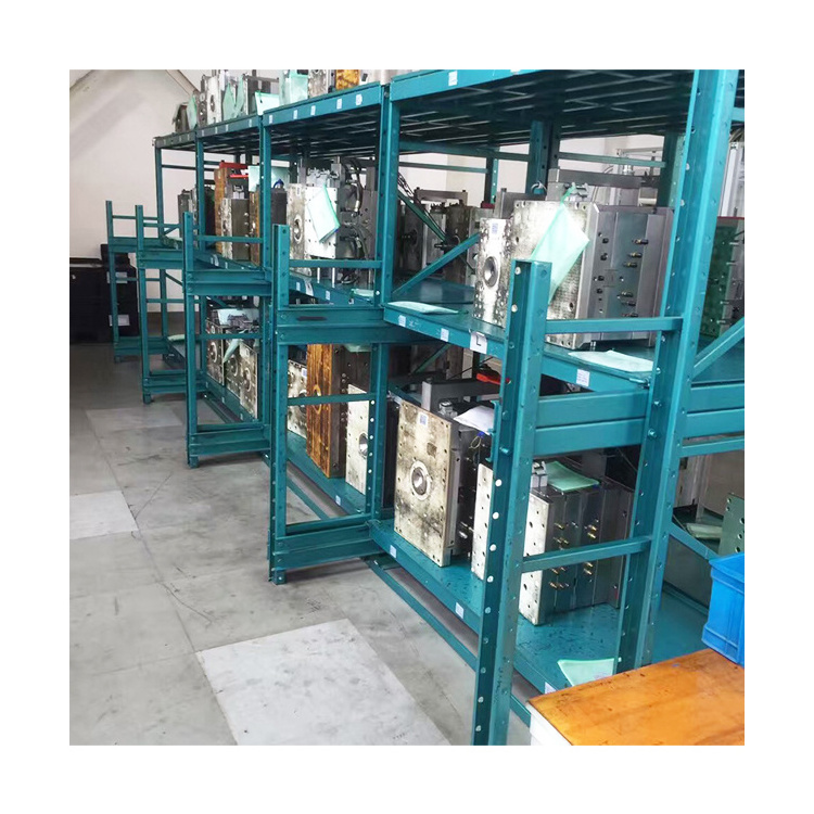 2-6 layers Industrial mold rack with hoist Customized tooling rack with drawers steel mold rack capacity 500-1000KG