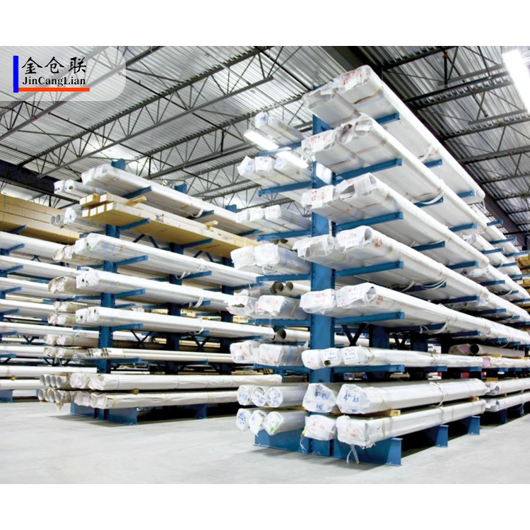 China Factory Medium Duty PVC PIPE Cantilever Racking Wide For Industrial Storage Rack