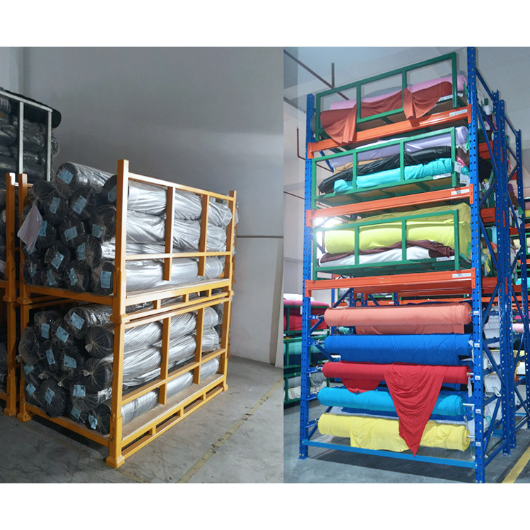 Heavy Duty Shelving Manufacturers Fabric Roll Warehouse Storage Rack Stacking Racks And Shelves