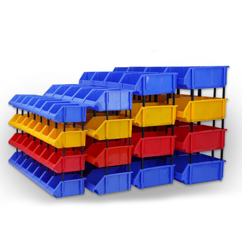 Storage Bin High Quality Warehouse Office Workshop Use Plastic Shelf Stack Stackable Spare plastic bins