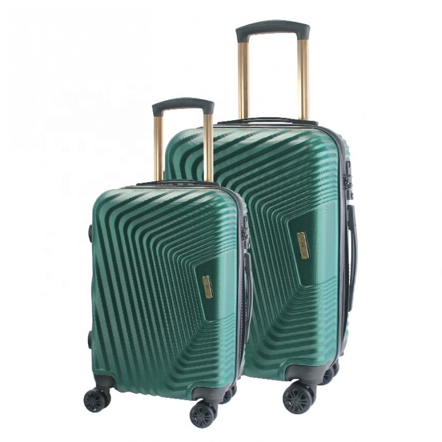 fashion and cheap New pattern hardside rolling ABS PC 20 24 28 inch  trolley luggage set with 4 silent wheels for business