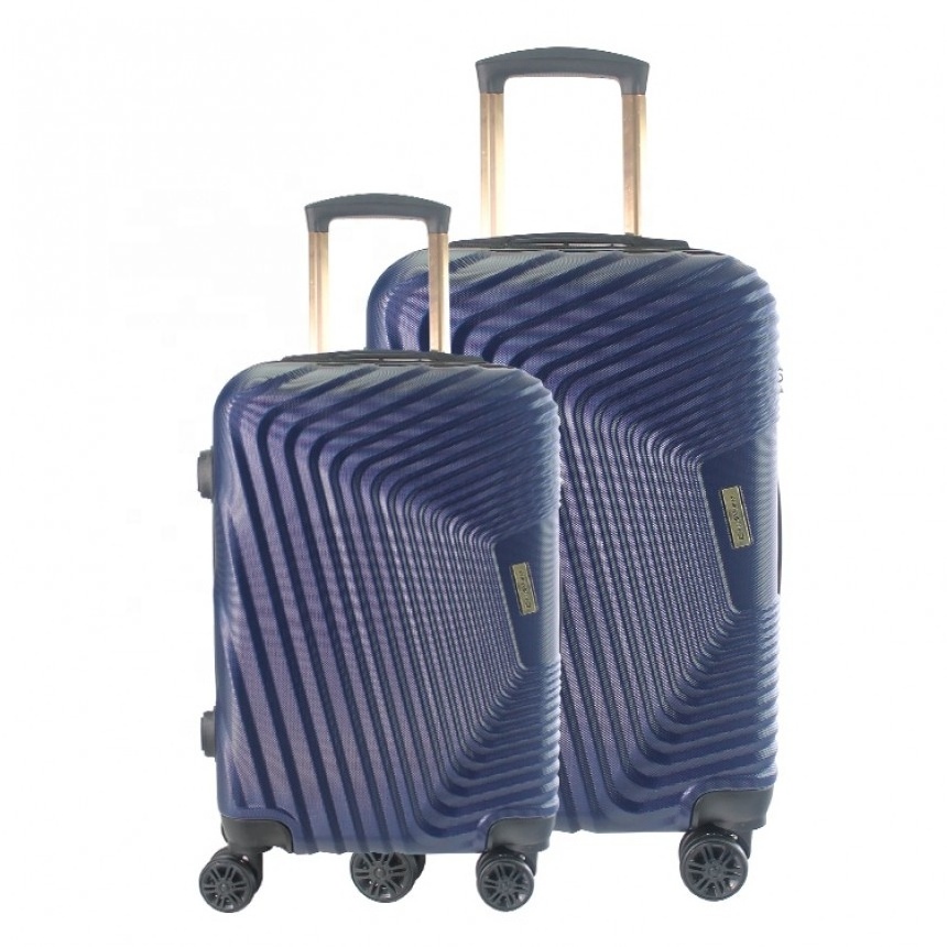 fashion and cheap New pattern hardside rolling ABS PC 20 24 28 inch  trolley luggage set with 4 silent wheels for business