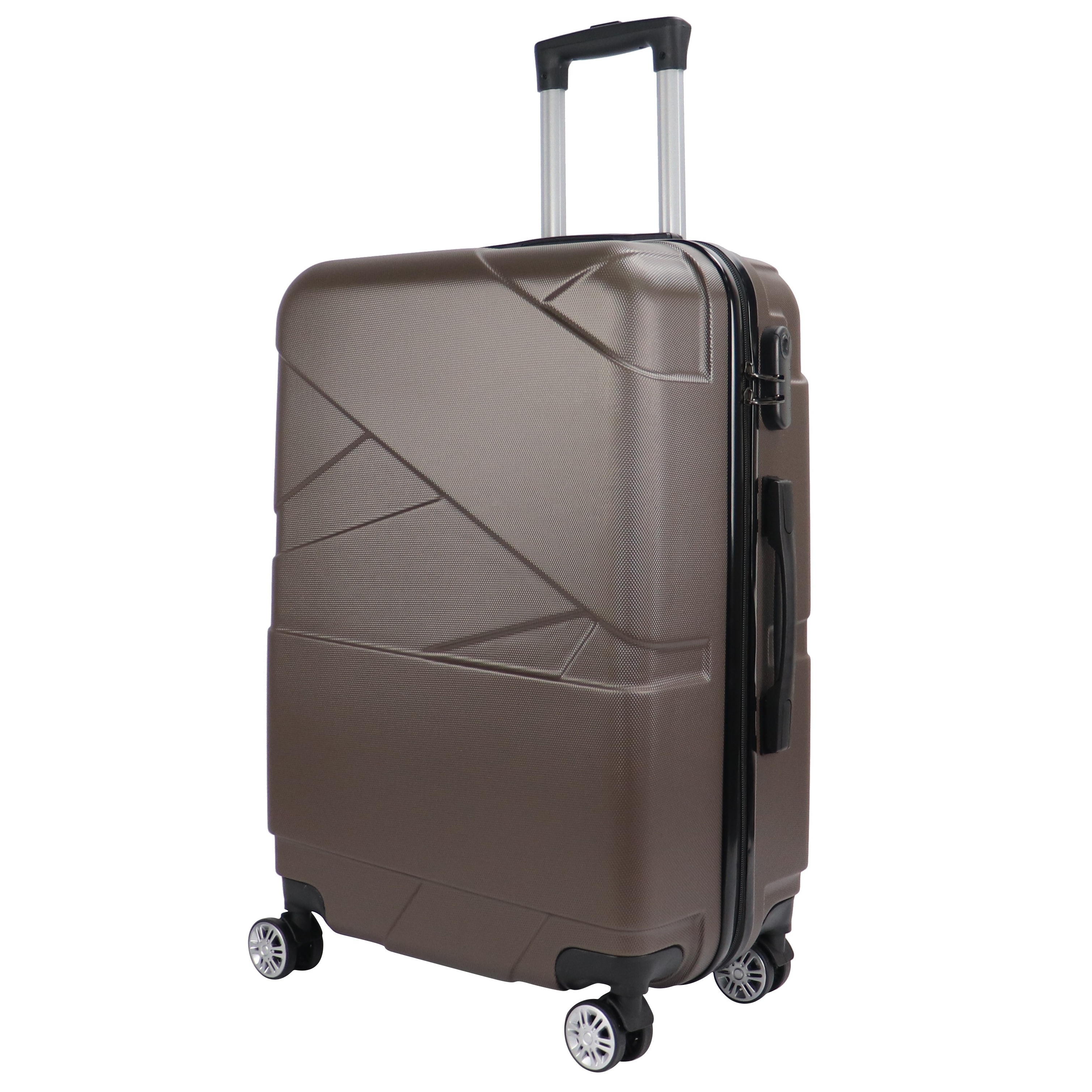 manufacture business hardside rolling ABS PC suitcase luggage maleta de viaje travel bag trolley luggages with silent wheel