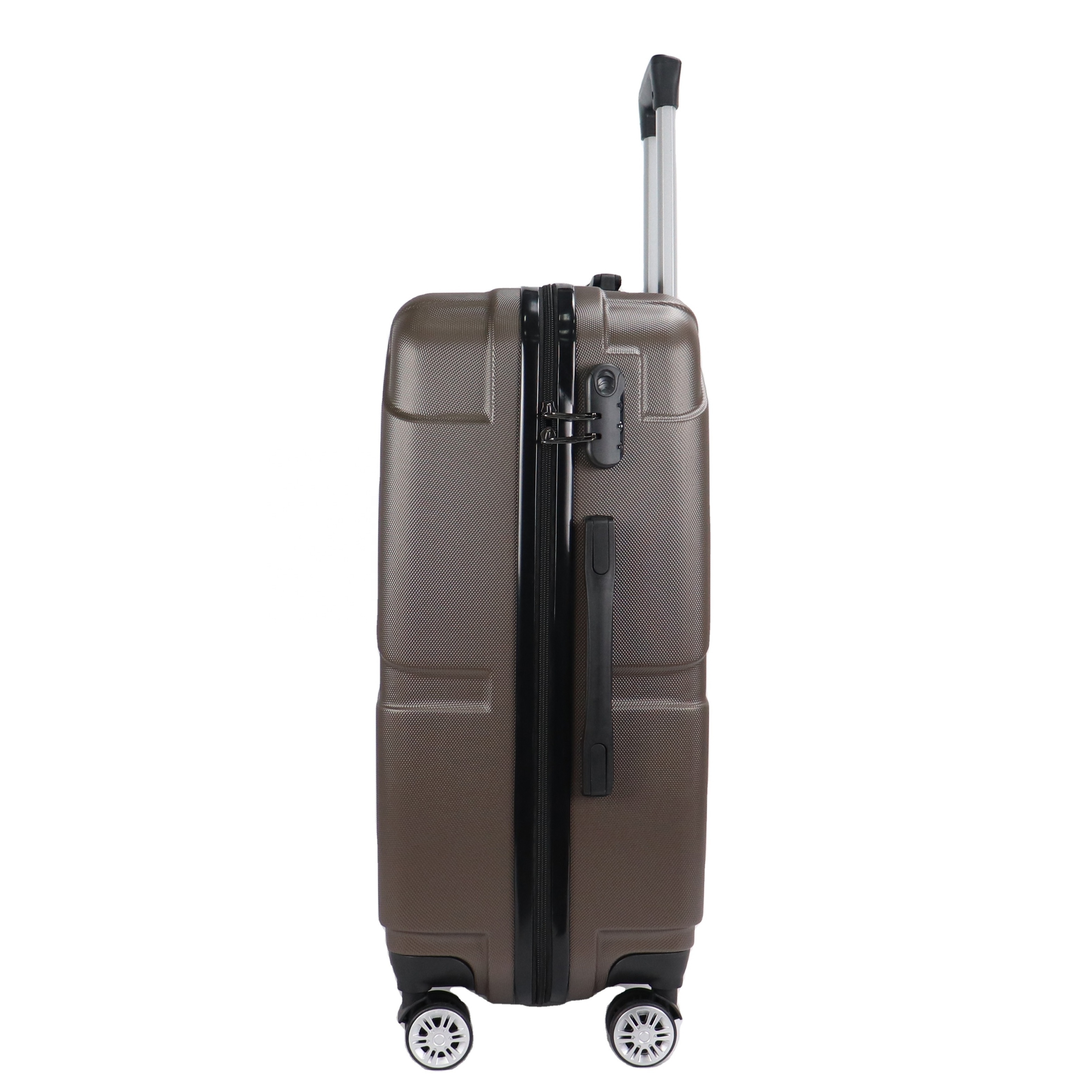 manufacture business hardside rolling ABS PC suitcase luggage maleta de viaje travel bag trolley luggages with silent wheel