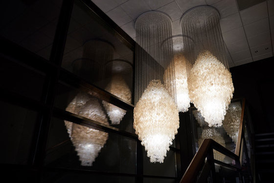 Modern hotel chandeliers incandescent luminaire chandeliers luxury pendant light for living room