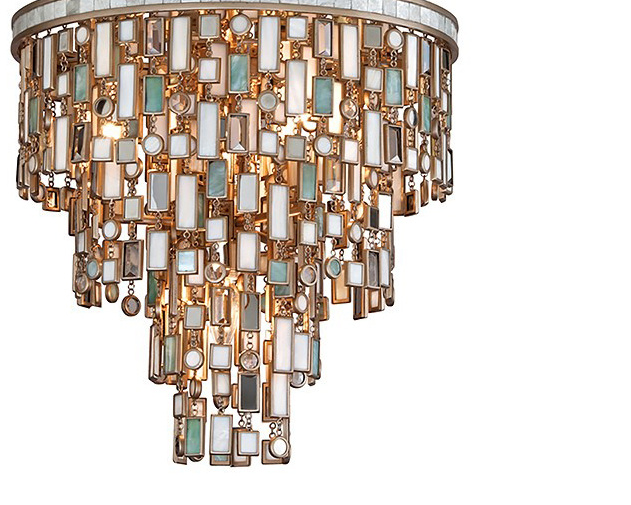 Modern design creative agate luxury pendant lighting living room chandelier