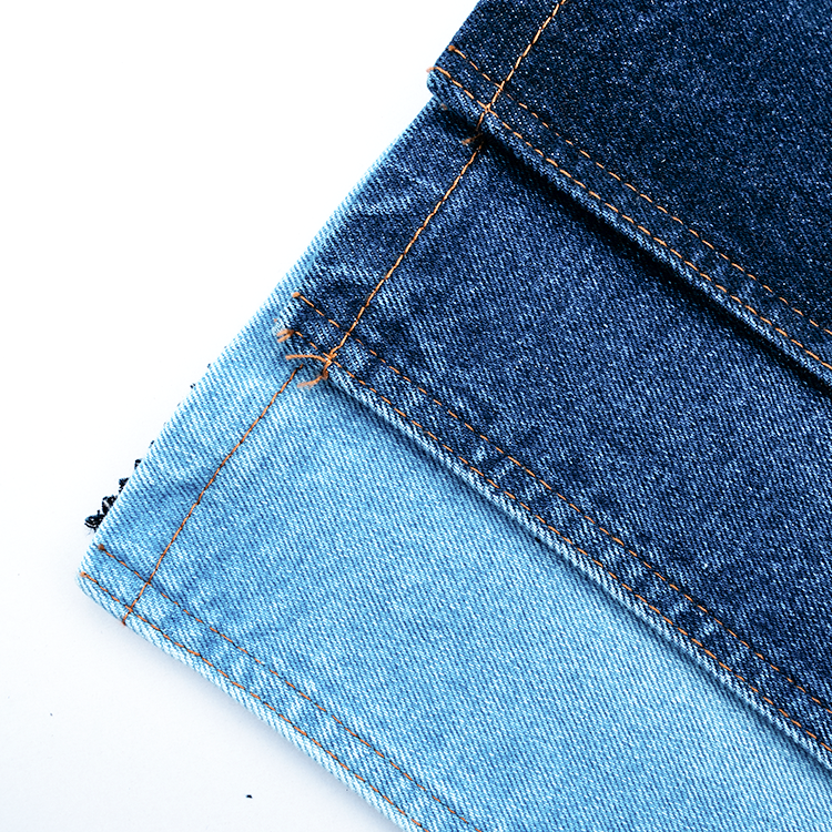 100 % Cotton Dyed Denim Fabric 10oz Blue Color stretch Of High Quality Denim Rigid Fabric For Men