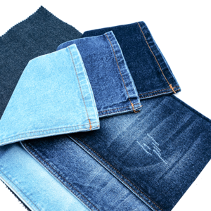 100 % Cotton Dyed Denim Fabric 10oz Blue Color stretch Of High Quality Denim Rigid Fabric For Men