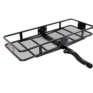 Customizable 500 Lbs Heavy Duty Car Suv Back Rear Trailer Hitch Mount Motorbike Motorcycle Carrier Rack