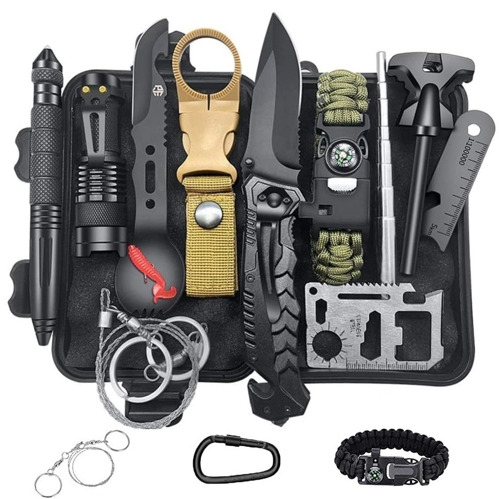 JCMED United Nation Standard Professional Hiking Camping Survival Tool Kit Emergency Survival Kit