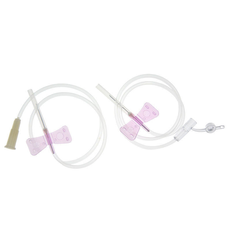 wholesale scalp vein set infusion set 23g butterfly needle with scalp vein for hospital clinic