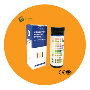 JCMED CE 10 Parameters medical diagnostic urine test strips urinalysis reagent rapid test kit strips