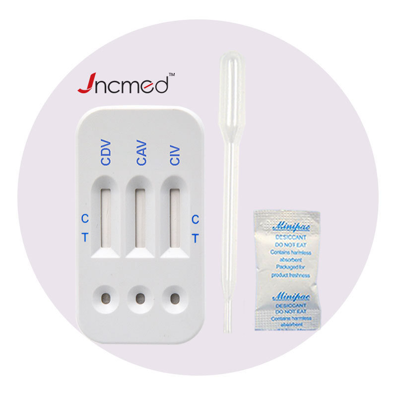 Veterinary Diagnosis CDV Ag+CAV Ag+CIV Ag Combo Rapid Test