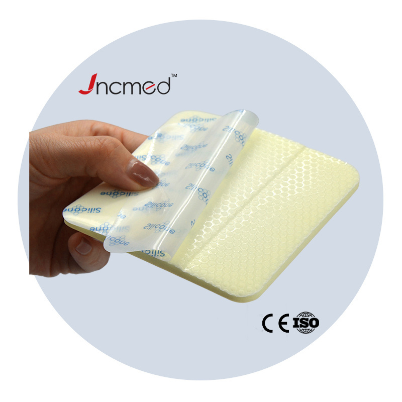 JCMED Medical Advanced Wound Dressing Silicone Foam Dressing Non Border