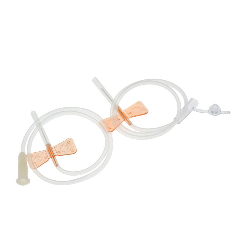 wholesale scalp vein set infusion set 23g butterfly needle with scalp vein for hospital clinic