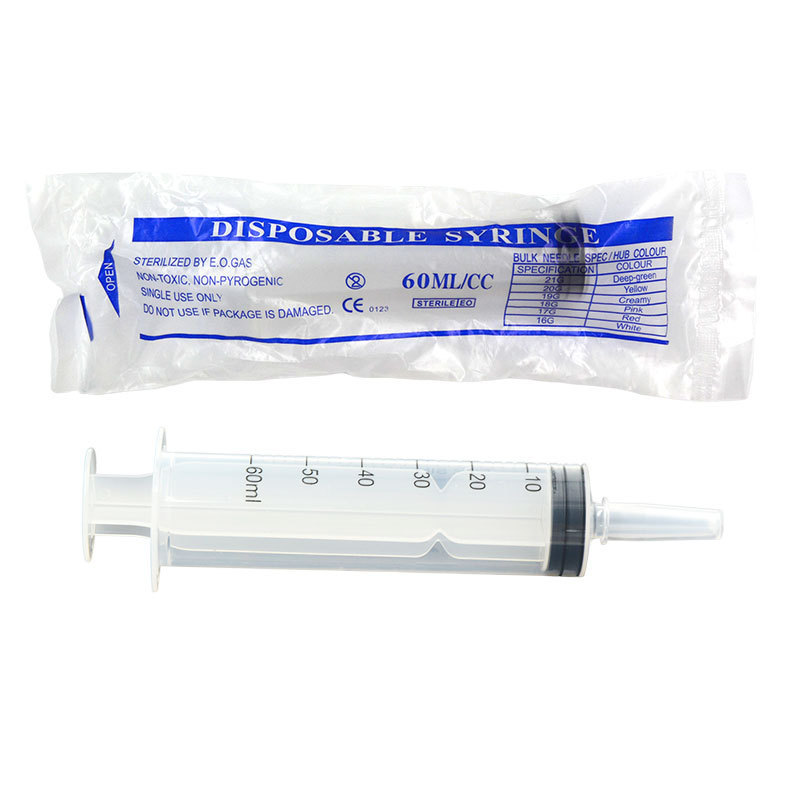 JCMED Reusable Large Catheter Tip Feeding Bulb 60Ml Syringe For Food