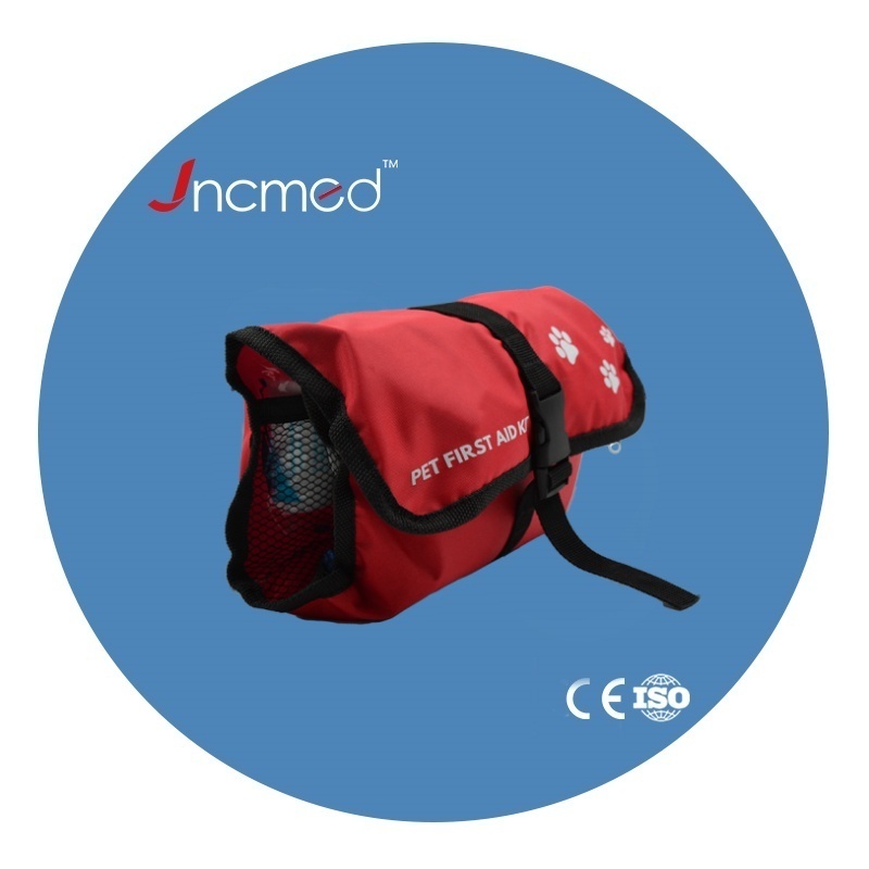 Waterproof Trauma Pet Emergency Survival Cases Medical First-Aid Red Bag Box Car Family Travel Baby Dog Small Home First Aid Kit