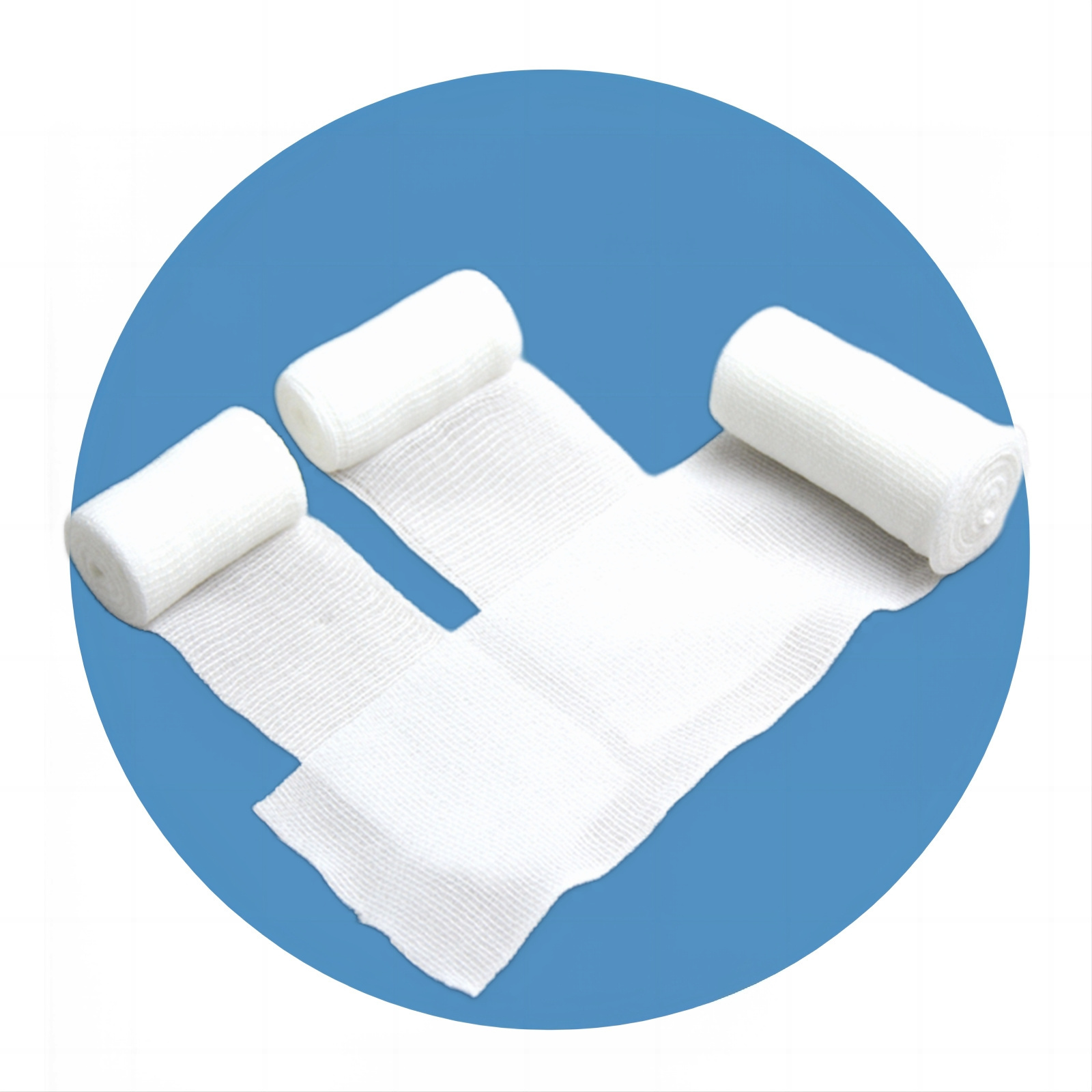 JNCMED High Quality Disposable Medical Sterile Gauze Roll PBT Conforming Elastic Bandage