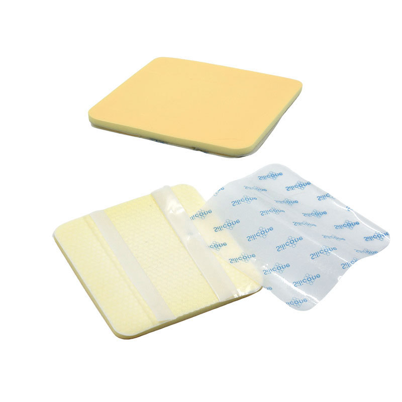 JCMED Medical Advanced Wound Dressing Silicone Foam Dressing Non Border