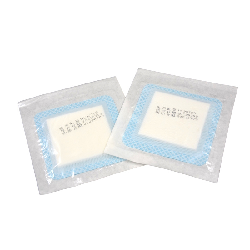 super absorbent wound dressing with soft adherent silicone contact layer exudate management