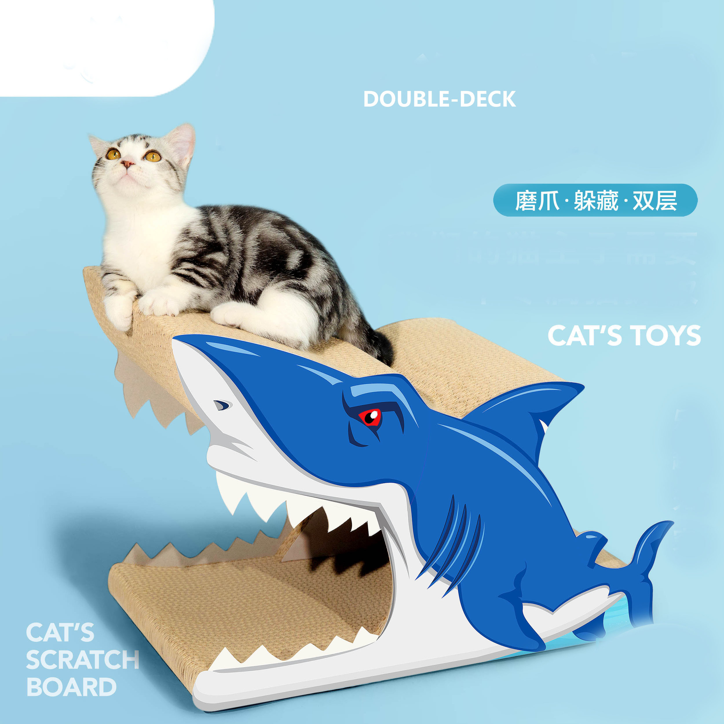 Popular wholesale eco friendly cardboard cat scratcher