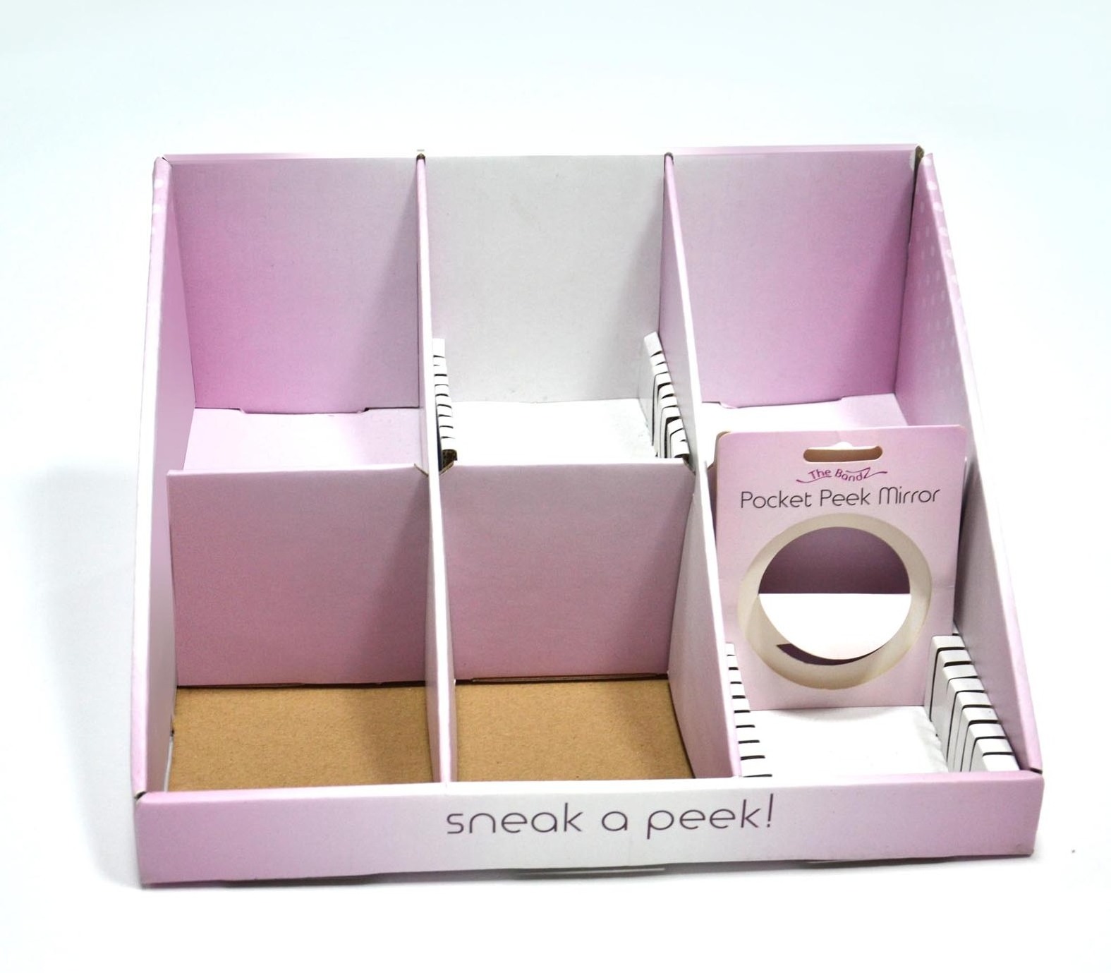 Shelf Ready Box Tear Away Packaging Paper Display Box Corrugated Cardboard Carton Pop Up Shipper Counter Display Box Packing