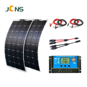 JCNS Wholesale Efficient 36V 200w ETFE Monocrystalline Kit Solar Panel  Flexible For Boat Touring Car