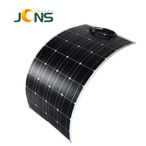 JCN flexible solar photovoltaic panels 100w 180 w 200 watt flexible solar panel for rv boating camping