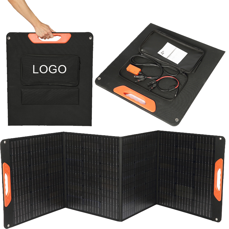 JCN 36v foldable solar panel foldable 200 watt portable solar panel briefcase mono solar cells portable panel 200w foldable