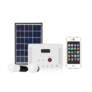 10W solar panels 5 LED bulbs Portable Solar Charging Solar Power bank For Home Use Mobile Solar Power bank