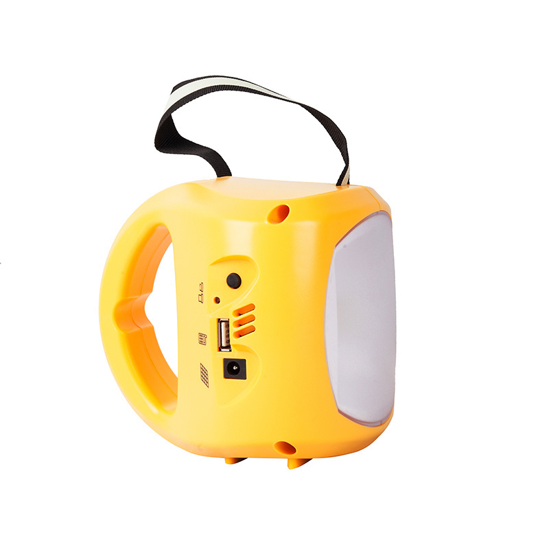 4500mAh solar lantern acid battery and USB  charger rechargeable emergency outdoor lantern with ten in one phone usb charger