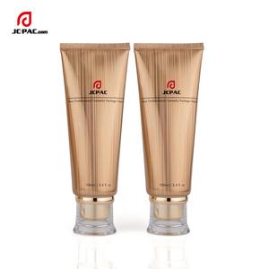 Recycled Plastic Squeeze Cosmetic Skincare Packaging Squeeze Laminated 80ml 100ml Aluminum Plastic Tube For Hand Cream