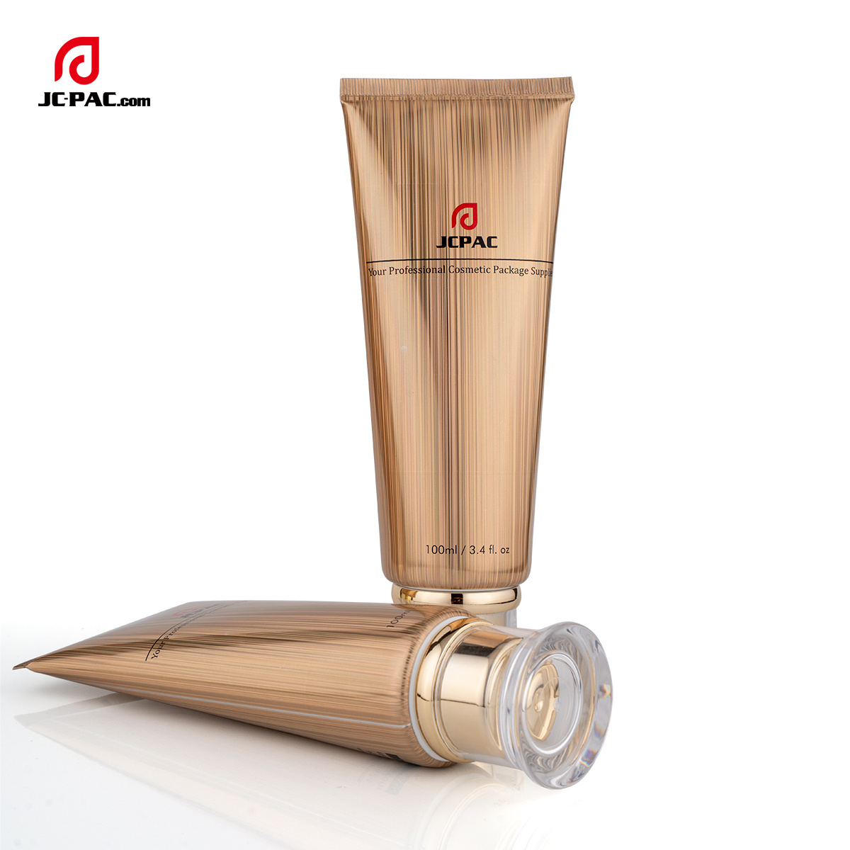 Recycled Plastic Squeeze Cosmetic Skincare Packaging Squeeze Laminated 80ml 100ml Aluminum Plastic Tube For Hand Cream