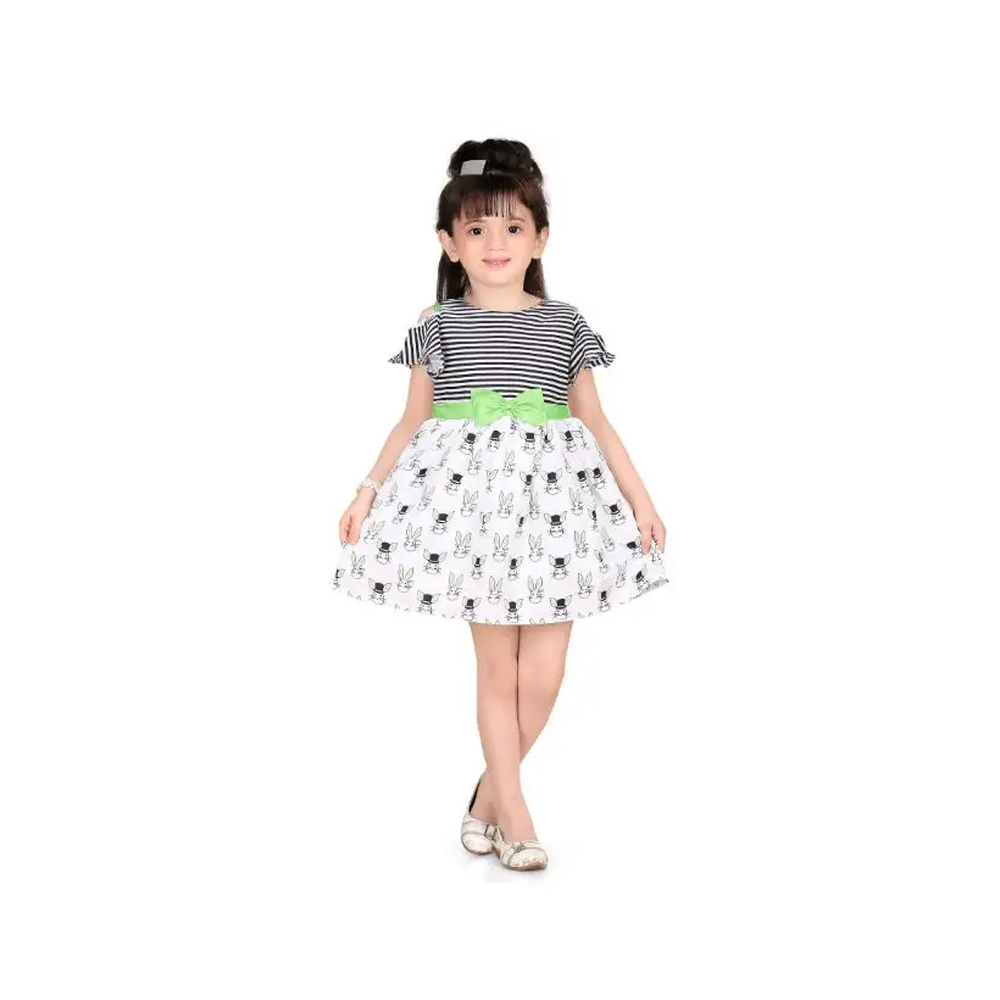 Latest Design Kids Clothing Cotton Frocks Comfortable Soft cotton Girls Frock Casual Dress At Cheap Price Girls Wear Top