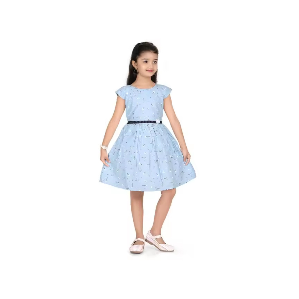 Latest Design Kids Clothing Cotton Frocks Comfortable Soft Cotton Girls Frock Casual Dress At Cheap Price Girls Wear Top