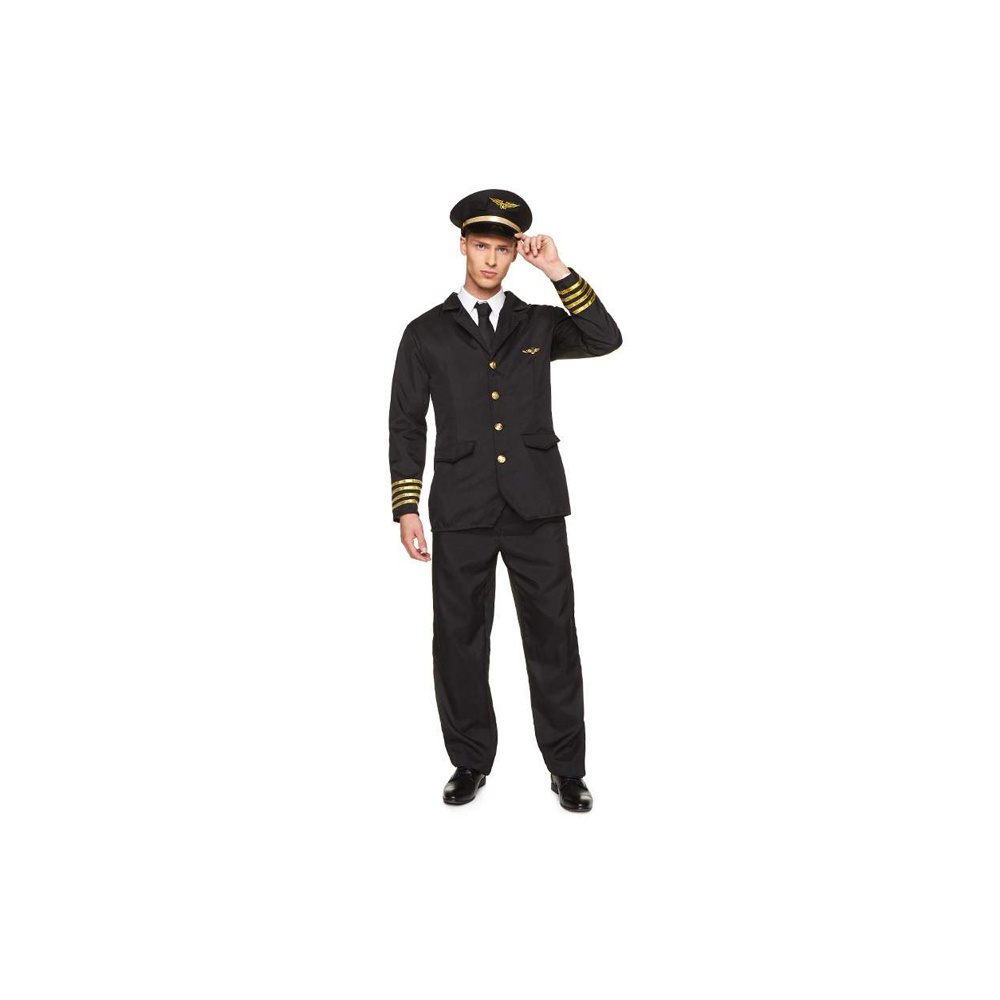 Wholesale Customized High Quality Airline Men Pilot Uniform Work Clothes Uniform Accept Airline Pilot Uniform