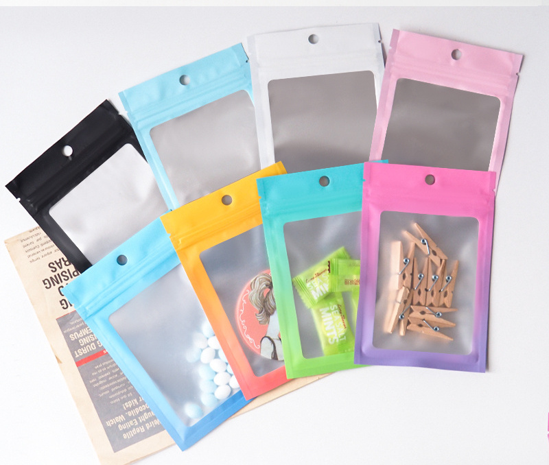 Free shipping 100 pcs/lot Plain plastic food grade mushroom mylar packaging bags