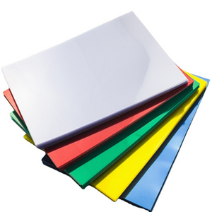 Custom Made PVC Book Cover Different Color 0.5mm A4 Size PVC Binding Cover