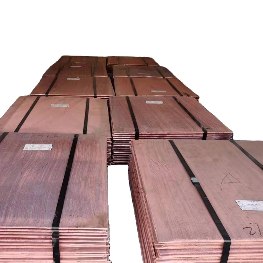 High Purity 99.99% Electrolytic Copper Cathodes C10100 Cooper Plate Sheet 3mm Factory Price