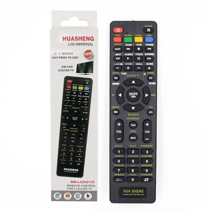 HUASHENG TV universal remote control fit for LG SAMSUNG SONY Panasonic SHARP TOSHIBA HITACHI VIZIO TCL JVC HISENSE Smart TVs