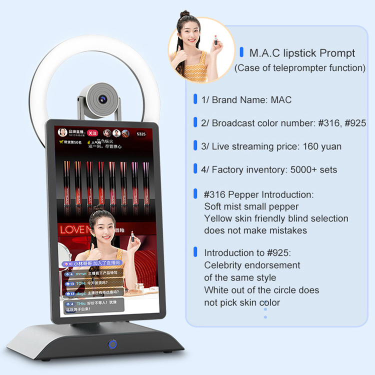 Lcd Display Screen Livestreaming Equipment Mobile Live Streaming Equipment Video Switcher All-in-one Machine