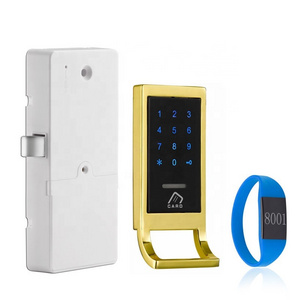 Gym hidden furniture locks digital combination lock with card reader