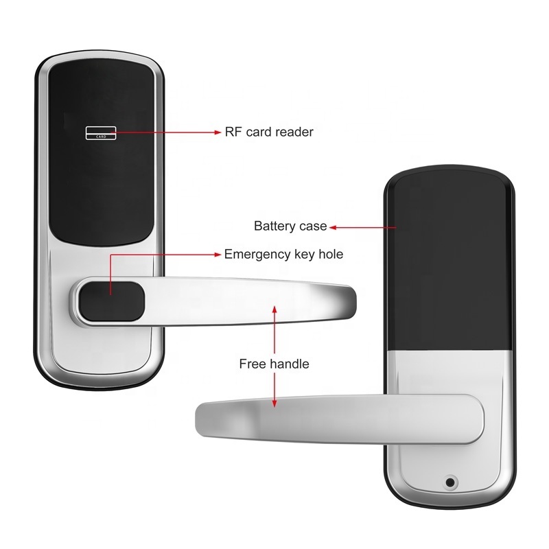 Electric sliding door lock RFID magnetic door lock for hotel management system