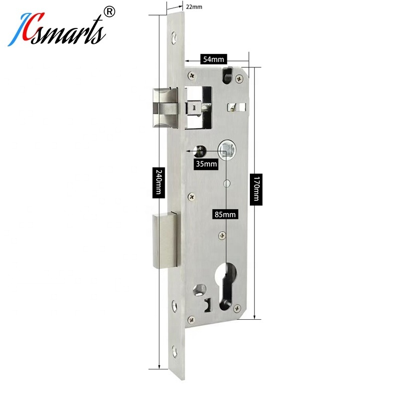 Digital Tuya App Wireless Smart Lock Sliding door Pin Lock With 2885 3585 4585 6085 Mortise