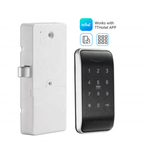 Online management fitness keyless locker lock public mode wristband key card rfid locker lock with TThotel TTlock app manage