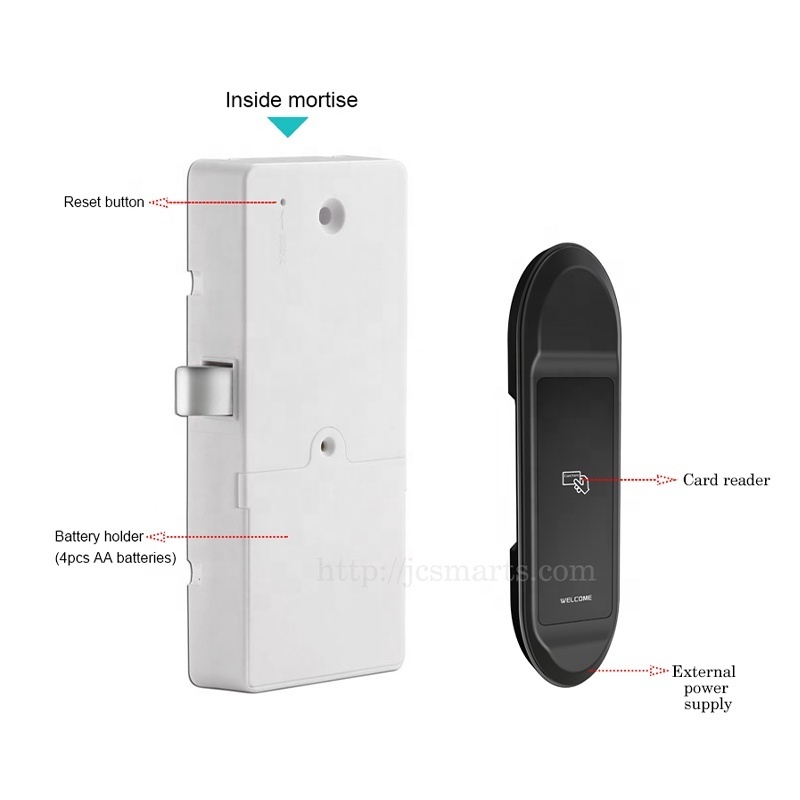 RFID Card Bracelet Electronic Cabinet Lock With Master Key for Single and Double Door Lockers